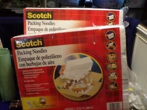 Lot of 2 Scotch Packing Noodles Expands up to 3X Volume No Static Cling Cushions