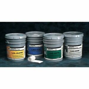 ZORO SELECT 6421-5 Asbestos Compound,Fiberlock A-B-C,White