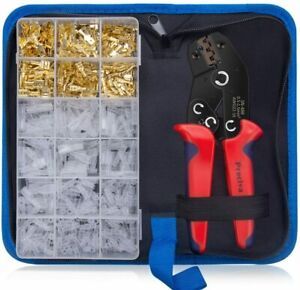 Terminals Crimping Tool Kit, Preciva Spade Connectors Crimper Self-Adjusting Aut
