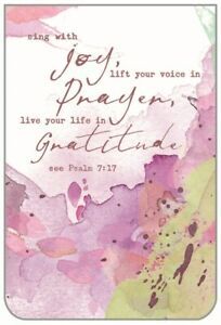 Prayer Bookmark-Sing With Joy (Magnetic w/3 Ribbons)