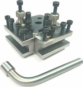 T37 Quick Change Tool Post Set+ 2 Holders-Myford &amp; Lathe 90-115 mm Center Height