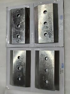 4 New Bandit 7-1/4&#034; x 4-1/2&#034; x 1/2&#034; CHIPPER BLADE- 3 HOLES. 900-9901-18, 081559