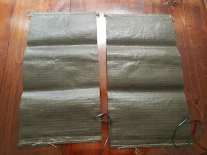 2 Brand New Military Green Sandbags 4000 UV hour Sand Bags Army 26 x 14 inch
