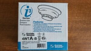 System Sensor 4WTA-B 4WTAB i3 Series 4-wire Photoelectric Smoke Detector