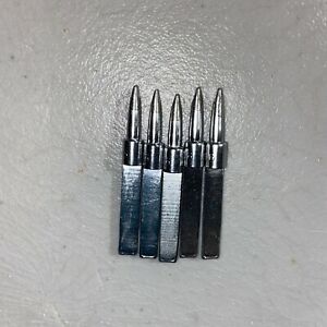 Soldering Tips 5 pc Ungar Weller U9016 Chrome Chisel Iron Clad Electric Solder
