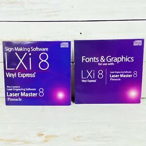 LXi 8 Sign Making Software, Fonts &amp; Graphics &amp; Laser Engraving for Vinyl Express