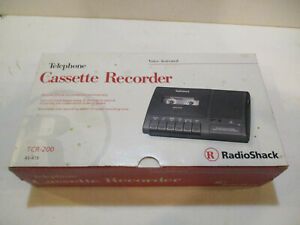 RadioShack TCR-200 Voice Activated Telephone Cassette Recorder