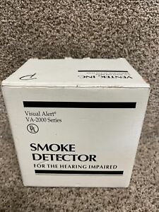 Ventek Visual Alert VA-2000 Series Smoke Defector For hearing Impaired New