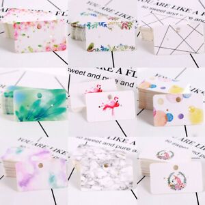 900x Jewelry Earring Ear Studs Hanging Display Holder Hang Cards 5.0x3.0cm