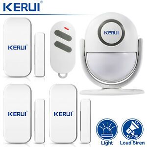 KERUI P6 120dB PIR motion sensor Home Security Alarm System Light Siren