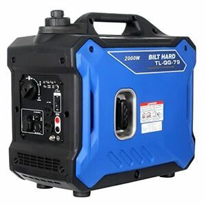 BILT HARD Portable Inverter Generator 2000 Watt, Super Quiet Outdoor Generator,