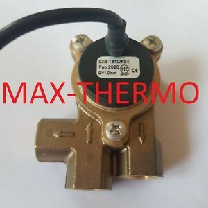 Faema, La-Cimbali flow meter thread 1/4&#034; brass with piggyback GEV 400005 new