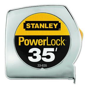 1&#034;X35&#039; POWER LOCK TAPE MEASURE 33835  - 1 Each