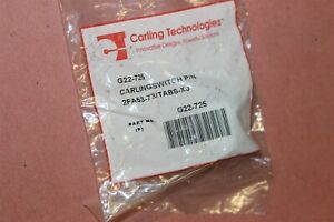 Carling Toggle Switch NEW G22-725 2FA53-73/TABS-XJ