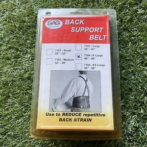 Sas Safety 7164 Lightweight Polyester Back Support Belt, Size X-large [46 X 56]