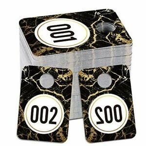 PETCEE Live Number Tags001-100 Number Tags for Live Sales 1.7&#034;x 2.5&#034; Normal a...