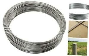 50143 Solid Utility Wire, Silver 1 Pack