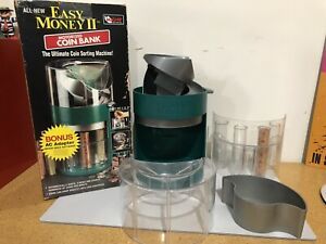 Easy Money II 2 Motorized Coin Bank The Ultimate Coin Sorting Machine Battery Op