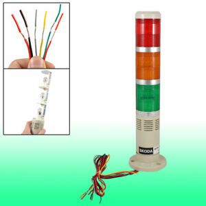 DC 24V Red Yellow Green Industrial Signal Tower Lamp Flash Warning Stack Light