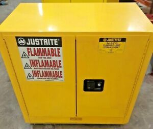JUSTRITE FIREPROOF CABINET, 22GAL/83L, 892300