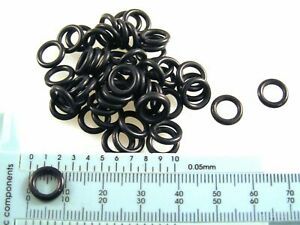 O Rings Ltd Nitrile 70 Outer 10mm x Inner 6mm Diam. x 2mm 25 Pieces MBH005I