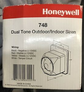 Honeywell 748 Dual Tone Outdoor/Indoor Siren