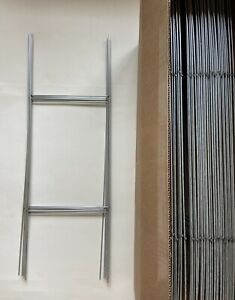(50 Pack) H Wire Step Stakes for Corrugated Yard Sign Holder 10&#034; x 30&#034;