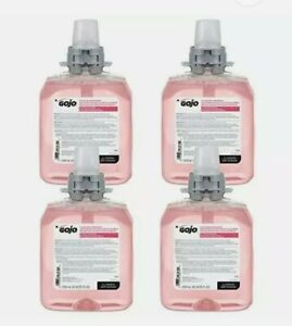 GOJO Luxury Foaming Hand Soap Refill Cranberry Pomegranate 4 Pack EXP 08/2023