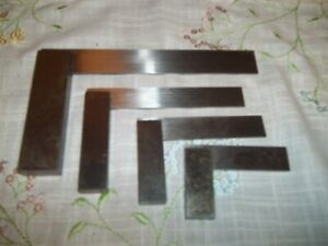 4 Machinist Square 90  Right Angle  6,4,3,2 INCH-MACHINIST TOOLS