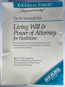 E-Z Products | Living Will &amp; Power Of Attorney | DIY Kit | H&amp;R Block Ed.