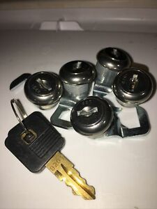 5 Craftsman Tool Box Lock  Cylinder 2  keys  # 8201`