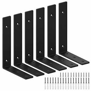 Shelf Brackets 11.25&#034;L x 6&#034;H for 12 Inch Lumber Boards Heavy Duty Industrial ...
