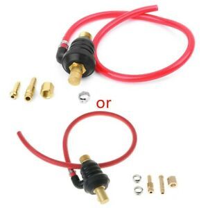 Tig Torch Gas Adaptor 0.5m Red Hose 095 Stepless Clamp Connection New Practical