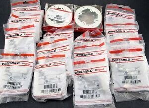 Wiremold parts for V500 Raceway, V518 (x7) V517 (x5) V511 (x1) VC5738 (x2) NOS