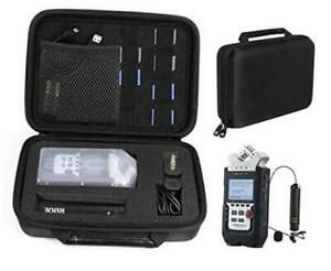 Professional Portable Recorder Case with DIY foam inlay for Polyester Black