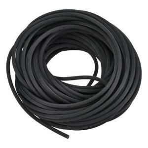 Spline Type Sealing Strip, 30M/ 98.43Ft Length EPDM  Edge Strip, 4.5mm OD Black