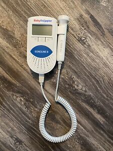 Baby Doppler Sonoline B Fetal Doppler in Blue with 3MHz Doppler Probe