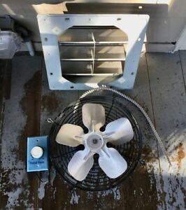 Fantech Wall Shutter Fan - Studio Workshop Exhaust - 2SHE1021 - 115Volts