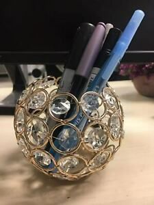 Decorative Pen and Pencil Holder Storage Desktop Cup