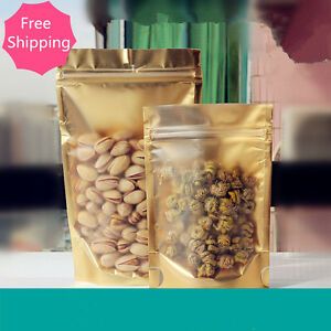 Aluminium Foil Stand Up Zip Lock Zipper seal storage Bag /Pouches Food Grade