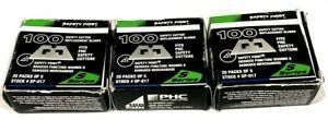 Lot of 3- 100 Packs Safety First Cutter Replacement Blades S Series SP-017