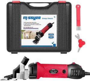 Missyee Sheep Shears, 380W Portable Electric Sheep Clippers, 6 Speeds Adjustable