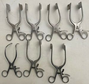 4 Codman 50-1190 (2)50-1192 (1) 50- 1191 Meyerding Laminectomy Retractor Lot Of