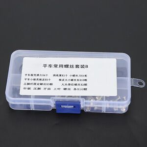 Needle Plate Screw Stainless Steel Sewing Machine Screw Kit With Storage Box For
