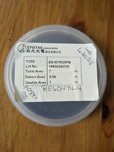 Epistar 3&#034; AlGaAs on GaAs LED wafer 620nm red epi high efficiency III-V device
