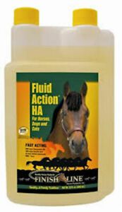 FLUID ACTION HA Liquid 32 oz Healthy Lubricate Joints Glucosamine Equine Horse