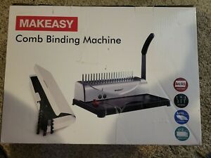 MAKEEASY Manual Comb Binding Machine