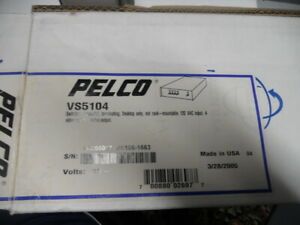 BRAND NEW  Pelco VS5104  4-Position Single Output Sequential Switcher