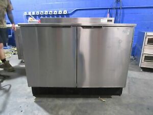 DUKE RUF-48 2 DOOR UNDERCOUNTER REFRIGERATED WORKTOP COOLER TABLE REFRIGERATOR