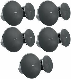 (10) Bose DM5C Black 50w 5.25&#034; Commercial In-Ceiling Speakers For Restaurant/Bar